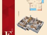 福锦中心广场_3室2厅2卫 建面140平米