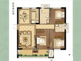 金辉观澜云著_3室2厅2卫 建面125平米