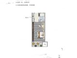世茂印山海_1室1厅1卫 建面45平米
