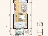 天健和府_1室1厅1卫 建面41平米