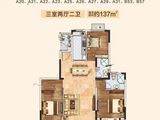 恒大文化旅游城_3室2厅2卫 建面137平米