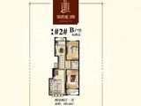 锦绣城三期_2室2厅1卫 建面102平米