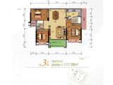 合隆中央公园_3室2厅2卫 建面117平米