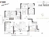 永威梅隆郡_3室2厅1卫 建面135平米