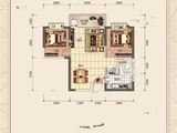 高铁3号_2室2厅1卫 建面72平米
