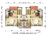 碧桂园清江明珠_5室2厅4卫 建面249平米