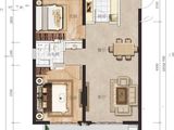 万顺翡丽湾_2室2厅1卫 建面81平米