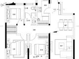 海马公馆二期_3室2厅1卫 建面109平米