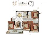 南湖印_4室2厅2卫 建面138平米