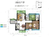 博富名苑_3室2厅2卫 建面103平米