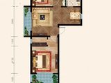 天鹅堡_2室2厅1卫 建面85平米