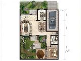 一方五合院_4室3厅4卫 建面187平米