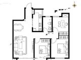 明湖未来公馆_3室2厅1卫 建面122平米