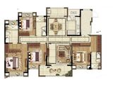 海门江海都会_4室2厅3卫 建面164平米