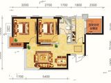 保利达翠堤湾3期_2室2厅1卫 建面69平米