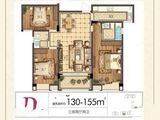 万景时代广场_3室2厅2卫 建面130平米