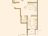 悦安居_2室2厅1卫 建面74平米