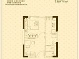 盐城涌鑫中心_1室1厅1卫 建面43平米