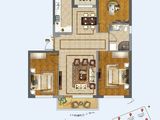 国宝星月湾_3室2厅1卫 建面115平米