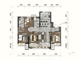 美的瀚堂_4室2厅2卫 建面137平米