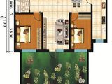 一品澜山_2室2厅1卫 建面63平米