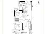 金科旭辉公元城市_2室2厅1卫 建面67平米