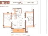 正荣悦璟台_3室2厅2卫 建面109平米