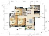华建骏景园_3室2厅2卫 建面111平米