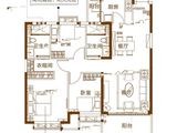 恒大御府_3室2厅2卫 建面124平米