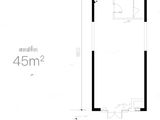 金橙街首开华润城商业_45平户型 建面45平米