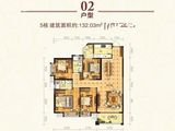 金碧颐和山庄_4室2厅2卫 建面132平米