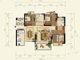 中珠在水一方_3室2厅2卫 建面131平米