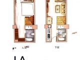 东城壹品_2室1厅1卫 建面54平米