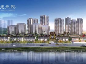 中海湖上景明