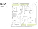 维特奥幸福港湾_3室2厅1卫 建面89平米