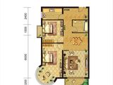 鸿盛凯旋门_2室1厅1卫 建面71平米