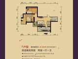 金色港湾_2室1厅1卫 建面84平米