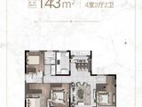 招商溪悦水岸_4室2厅2卫 建面143平米