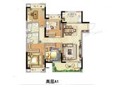 禹洲金陵郎廷_4室2厅2卫 建面124平米
