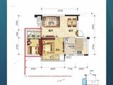 荣和公园里_2室2厅1卫 建面54平米