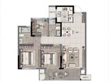 宝龙融信新世邸_3室2厅2卫 建面97平米
