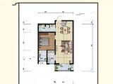 朗润苑_1室2厅1卫 建面79平米
