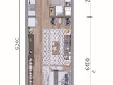 世茂悦海里_1室1厅1卫 建面45平米