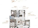 龙湖春江天境_3室2厅2卫 建面125平米