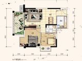 大和平华西茗城_2室2厅1卫 建面80平米