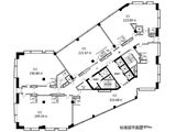 香港名都写字楼_8-18层标准层平面图 建面0平米