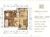 绿地凤垭城_2室2厅2卫 建面132平米