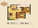 印象奉化_2室2厅1卫 建面90平米