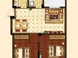 东方威尼斯_2室2厅1卫 建面86平米