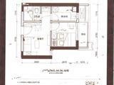 鸿荣源天俊_1室1厅1卫 建面46平米